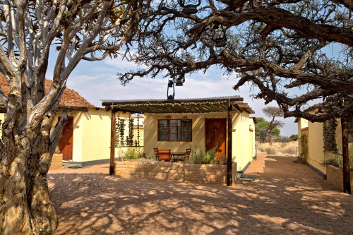 Namtib Desert Lodge kamer buiten